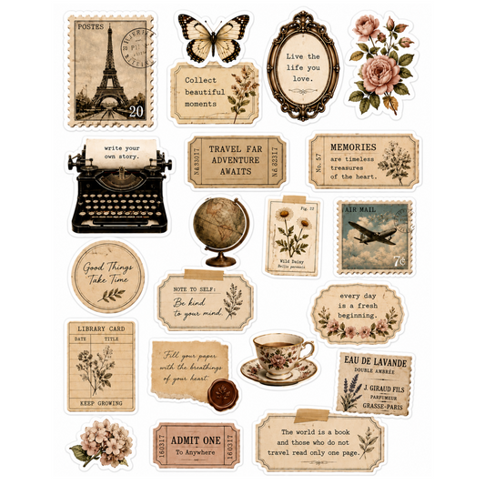 Vintage Voyage Stickers